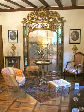 Camino interno della Villa Beria